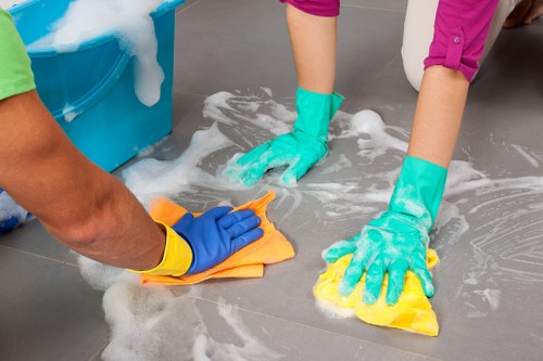Commercial cleaning service for an office setting in Edgware