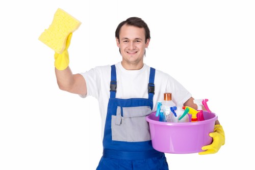 Kitchen deep clean during an end of tenancy service in Edgware
