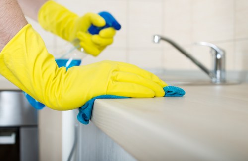 Thorough cleaning of an Edgware property by a local team