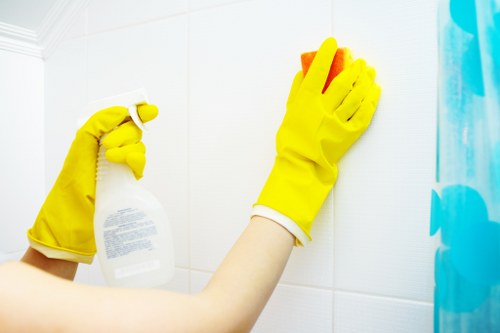 Professional cleaning of a retail premises in Edgware