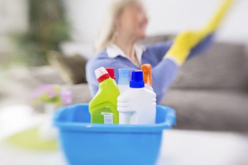 Clearing furniture and household items from a local property