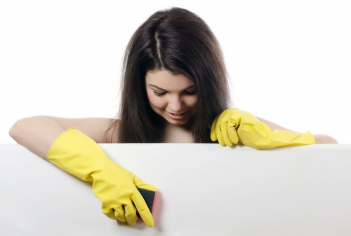 Deep cleaning equipment used on a fabric sofa in Edgware